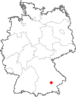 Karte Eching, Niederbayern